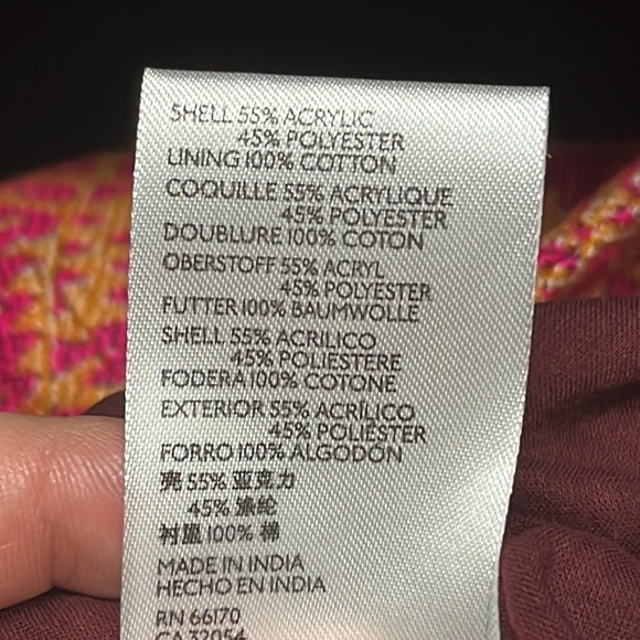 Anthropologie tribal print front tie skirt NWT - Picture 6 of 7